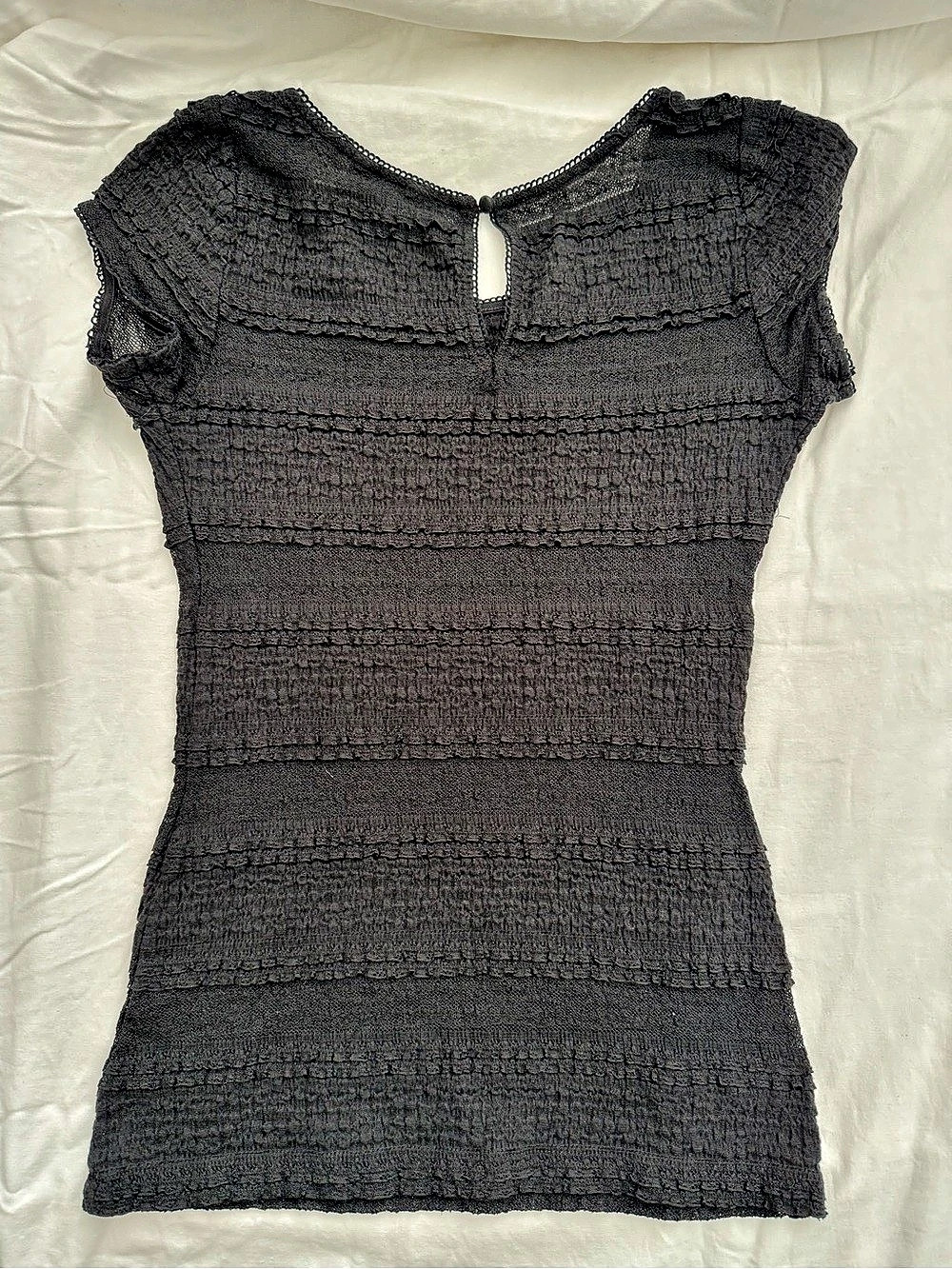 GUESS Black Short Sleeve Top